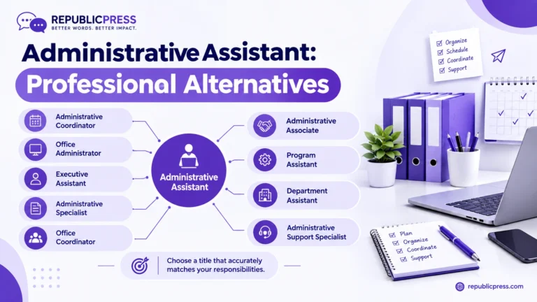 another way to say administrative assistant