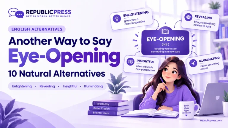 another way to say eye opening