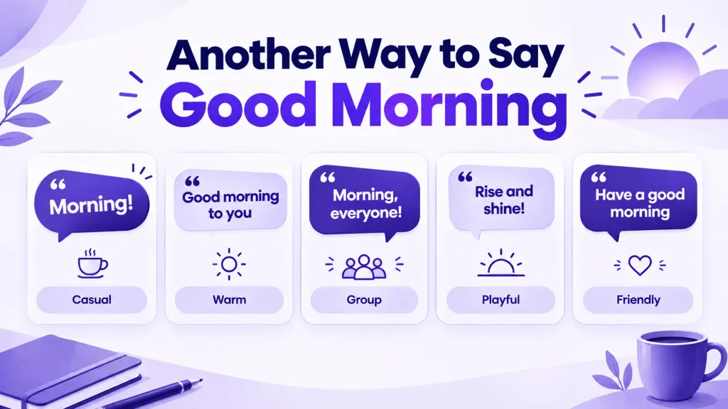 Natural alternatives to say good morning in American English