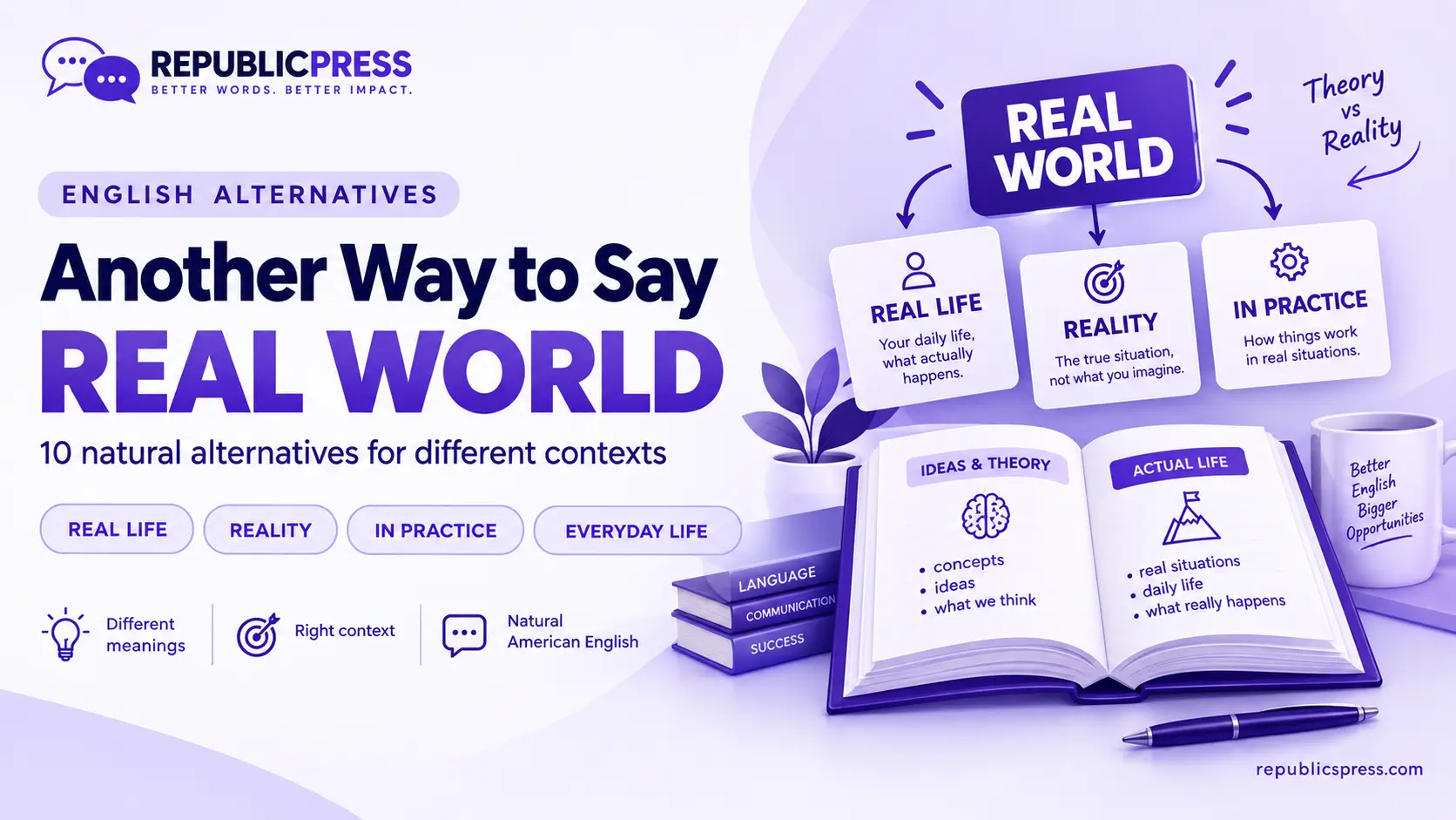 another way to say real world