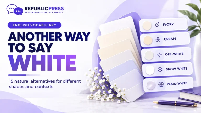 another way to say white