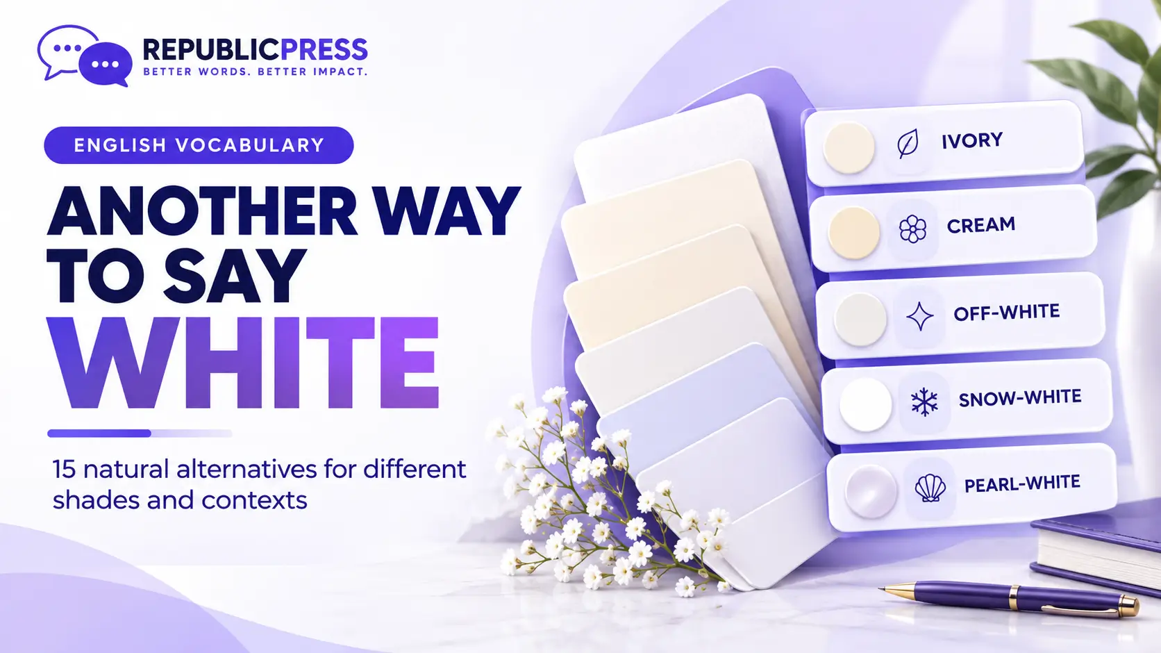 another way to say white