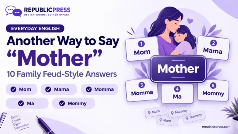 family feud another way to say mother