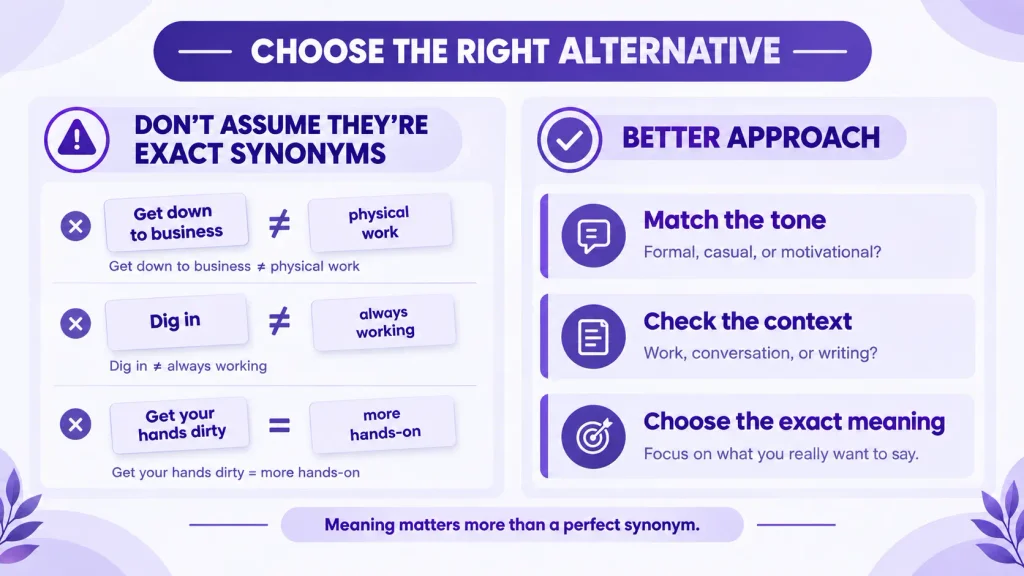 Common mistakes when choosing alternatives to roll up your sleeves